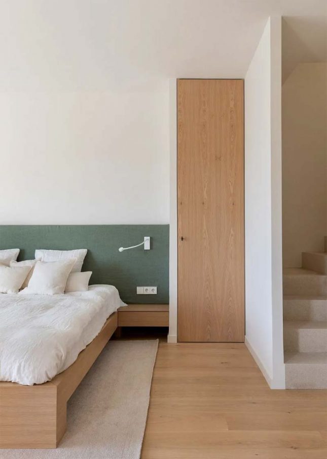 warme slaapkamer houten vloer
