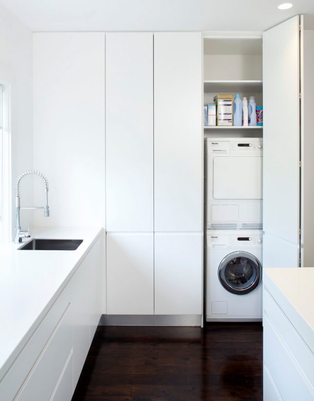 Hedendaags Wasmachine in keuken: tips, ideeën mooie inspiratie voorbeelden HT-45