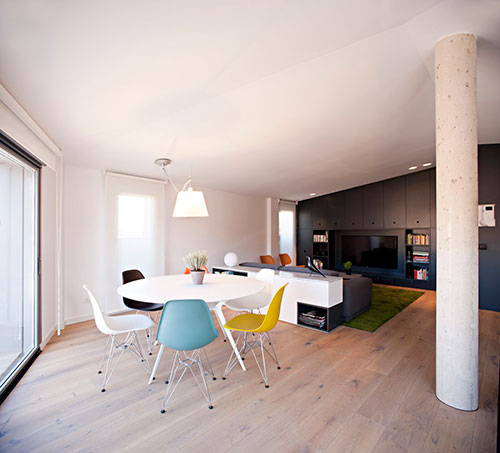 Woonkamer op 1e verdieping