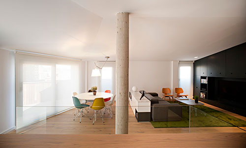 Woonkamer op 1e verdieping