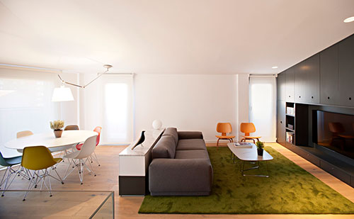 Woonkamer op 1e verdieping