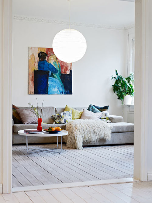 Woonkamer ideeën van appartement Gothenburg