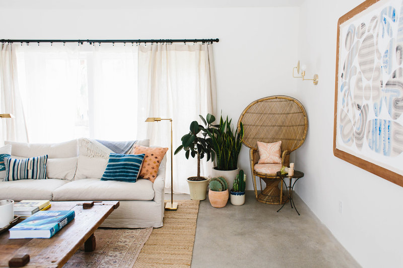 woonkamer ideeën bohemian zithoekje