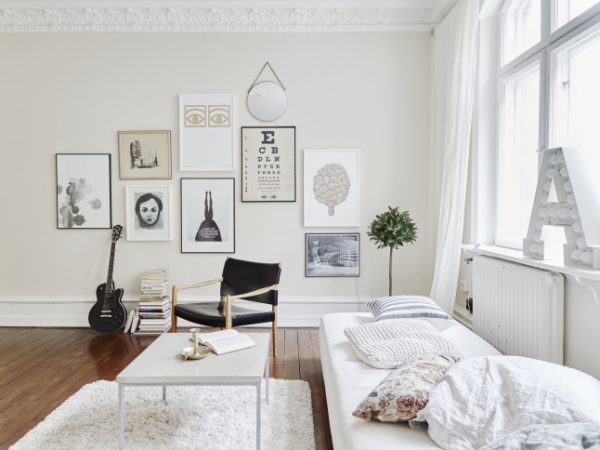 woonkamer ideeën muurcollage