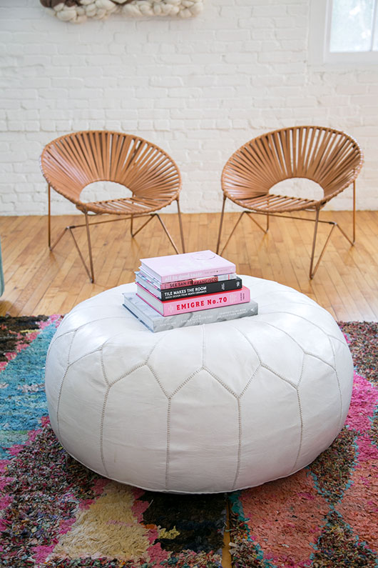 Woonkamer inrichting van een open loft