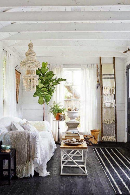 Woonkamer renovatie in oude schuur