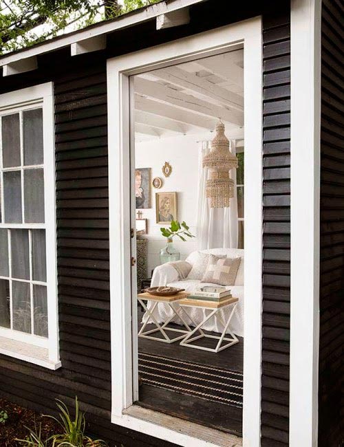 Woonkamer renovatie in oude schuur