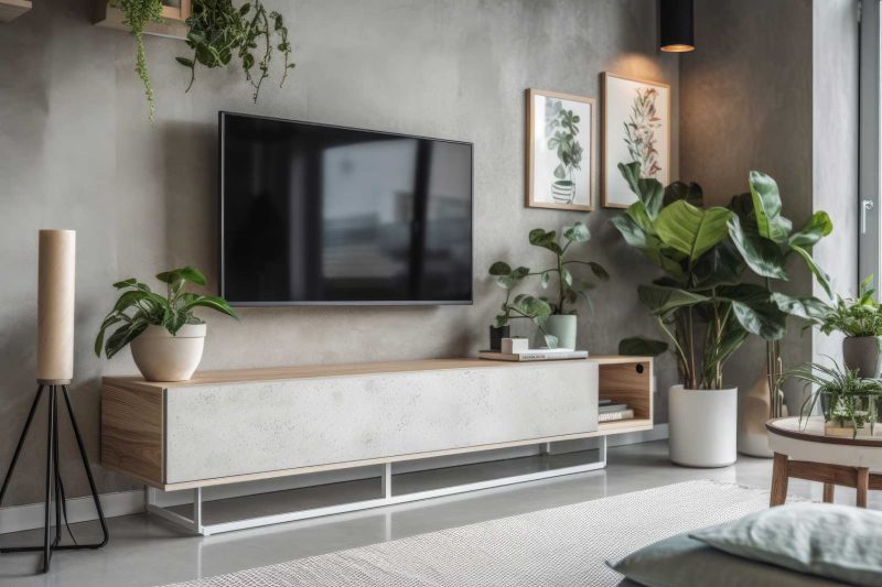 woonkamer ruimtelijker lijken tv meubel