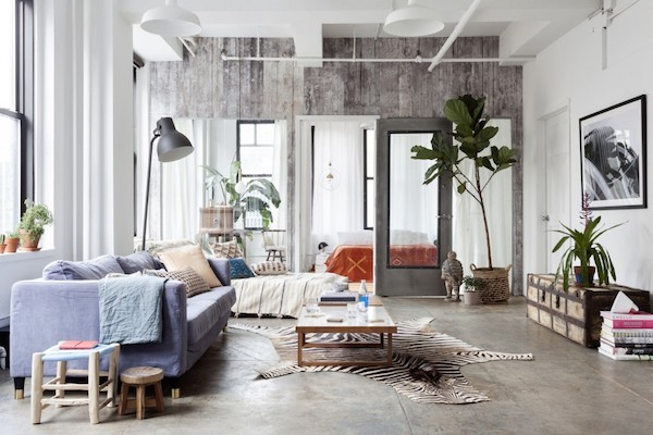 Woonkamer van The Witness in New York