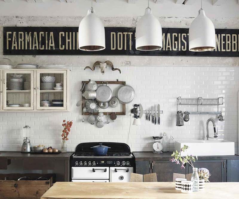 Woonkeuken vintage chic Woonkeuken vintage chic