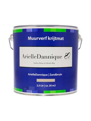 ArielleDannique Muurverf Krijtmat - 2,5 liter Zandbruin